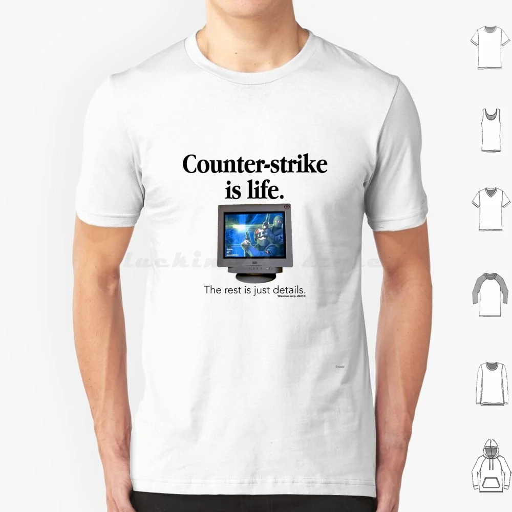 Counter Strike Graphic Tee T Shirt Cotton Men Women DIY Print Counter Strike Counter Strike Counterstrike Cs Csgo Cs Go Cs 1 6