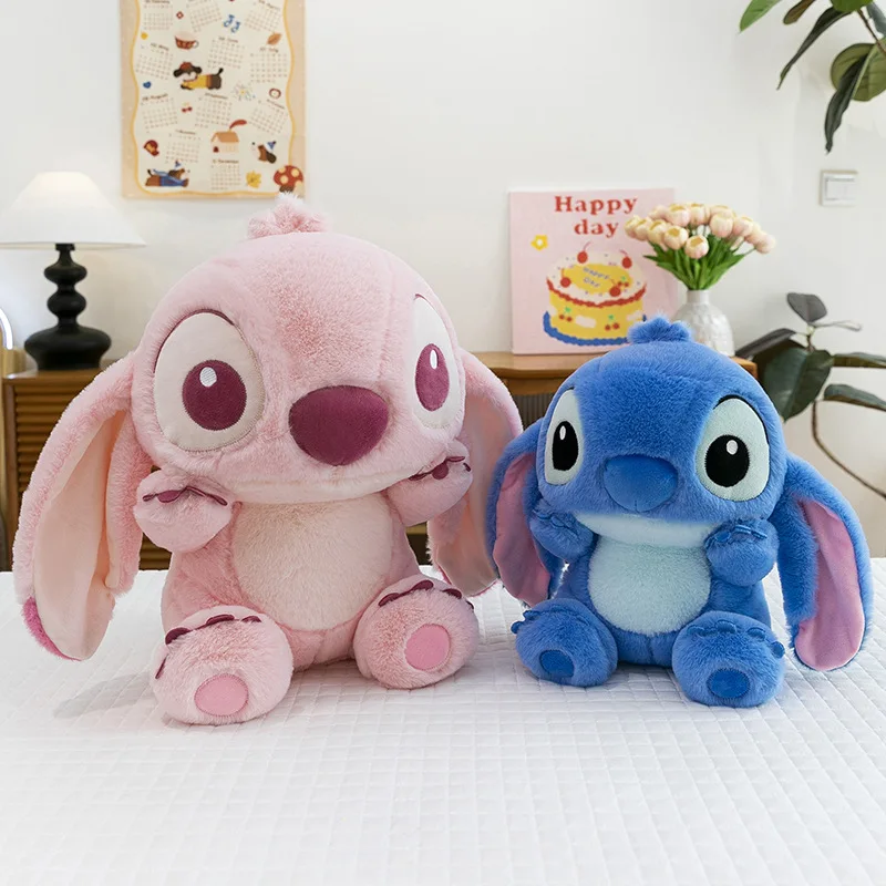 

Disney Stitch Plush Toy 28cm Shy Doll Cute Plush Toy Birthday Christmas Gift Soft and Comfortable Sleeping Pillow