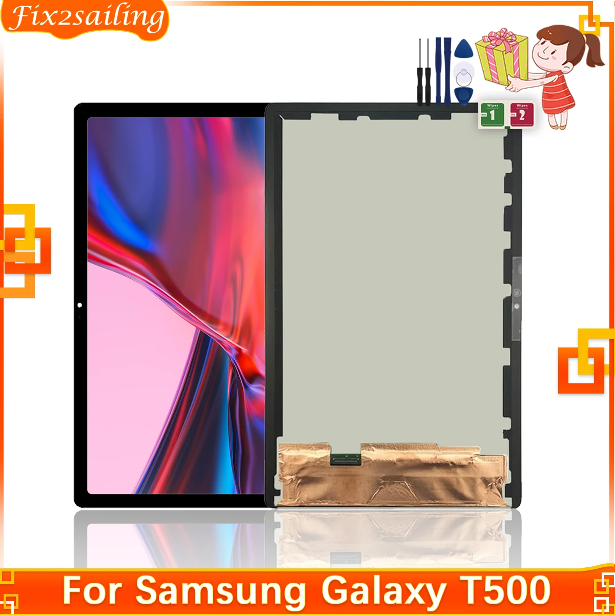 Pantalla táctil LCD de 10,4 pulgadas para Samsung Galaxy Tab A7, 2020, T500, T505, SM-T500, SM-T505