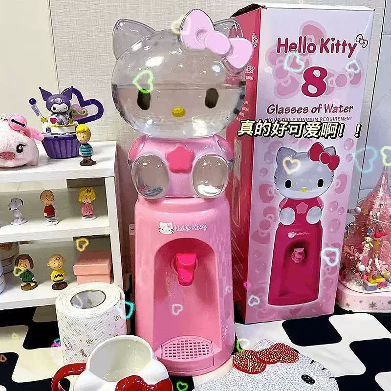 2l Kawaii Sanrio Cartoon Hello Kittys My Melody Children Water Dispenser Cute Beautiful Cup Large Capacity Toys Girls Gift