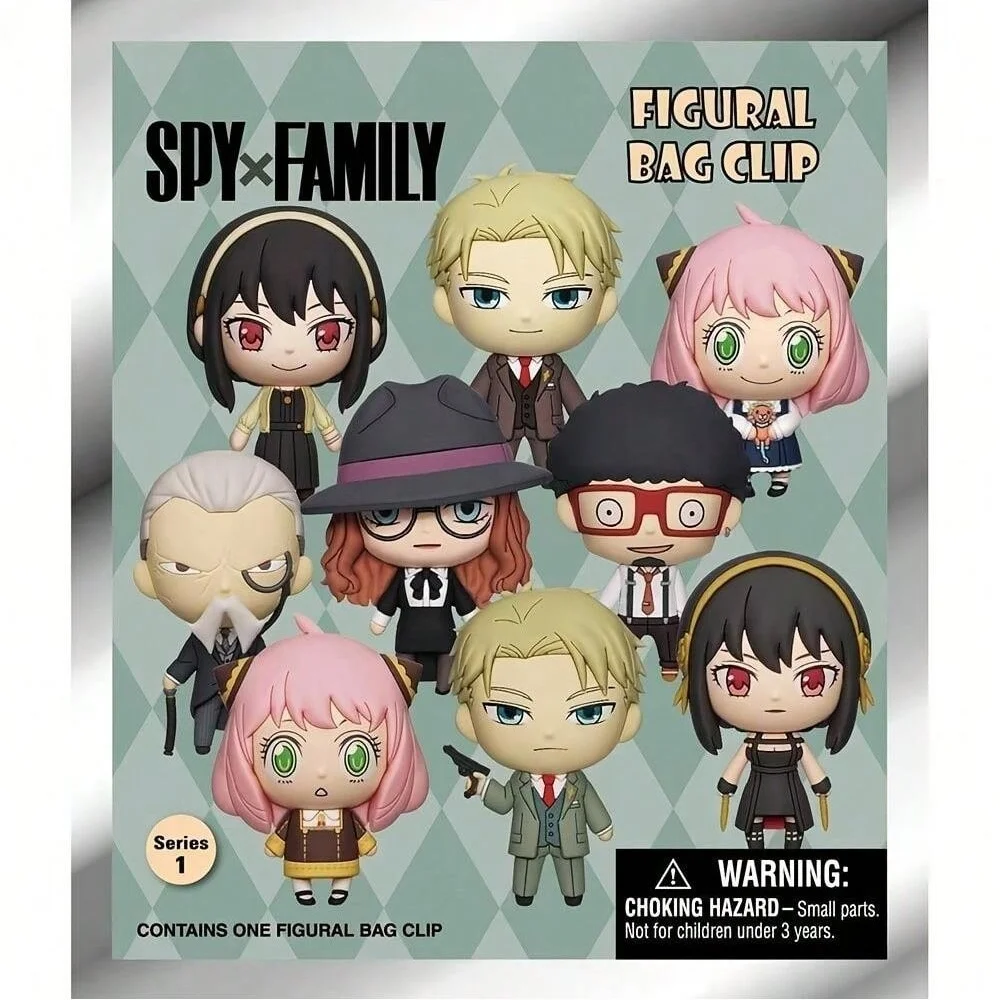 Spy x Family 3D PVC Tasclip Sleutelhanger Blind Bag Mystery Box Anime Chibi Cartoon Poppenhanger Rugzak Charm Cadeau Serie 1/2