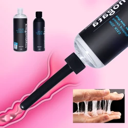 Lubrificante anal para sexo, lubrificação anal, gel à base de água, óleo de massagem vaginal e anal, lubrificante para casais, produtos sexuais para adultos, 200 ml, 500ml