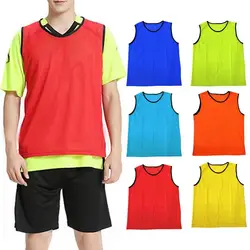 Gilet sportivo per adulti all'aperto per bambini gilet da allenamento per calcio ad asciugatura rapida gilet da allenamento per allenamento di calcio sportivo giovanile gilet da basket