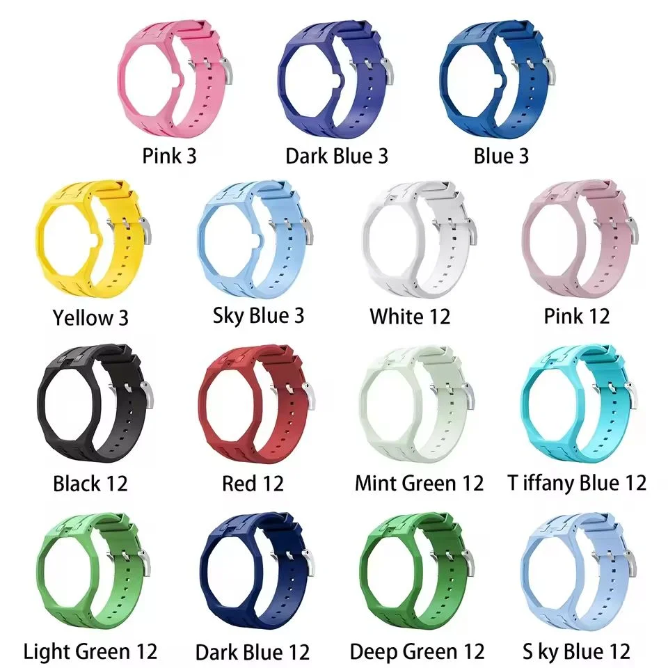 Bioceramics Watch Case+Silicone Band for Swatch X AP Royal POP Modification Kit Strap Case Changer To Wristwatch Accessories