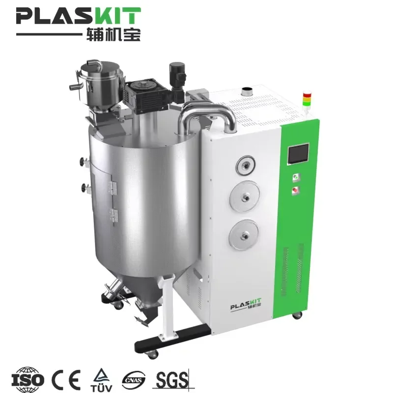Plaskit 14 Advanced Dehumidifying Hopper Dryer Vacuum Conveying 7.5kg Capacity Digital Automatic Control Energy Efficient Low