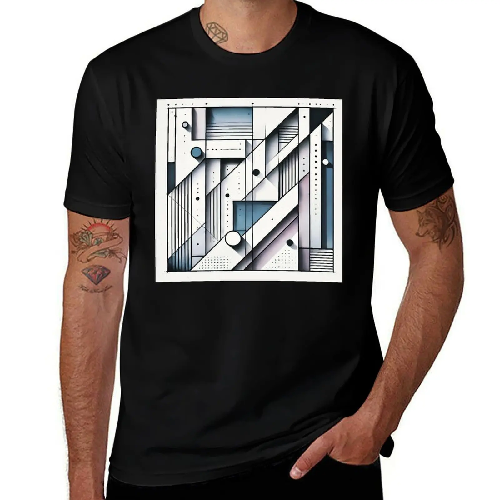 

Symphony of Forms T-Shirt sports fans Blouse summer clothes graphic shirts men t shirts