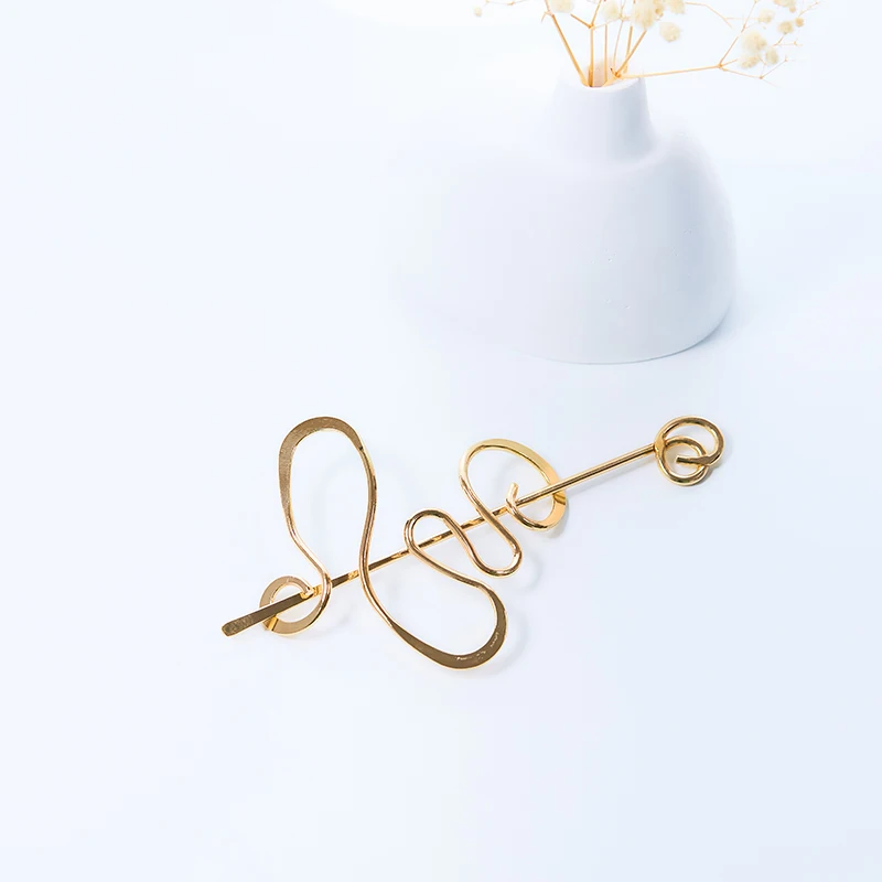 Simple Design, Irregular-shaped Alloy Hairpin, Daily Wild and Elegant Ladies Dress Up Hair Accessories