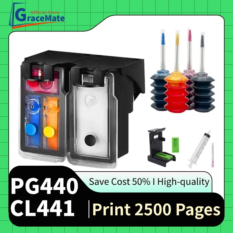 

Картридж PG 440, CL 441, для принтеров Canon Pixma MG2180, MG2240, MG3140, MG3180, MG3540, MG3640, MX378