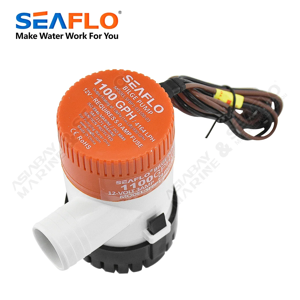 

Seaflo 12 В погружной насос 1100GPH электрический фильтр для воды мини-насос Sentinel для эвакуации воды морская часть для лодки