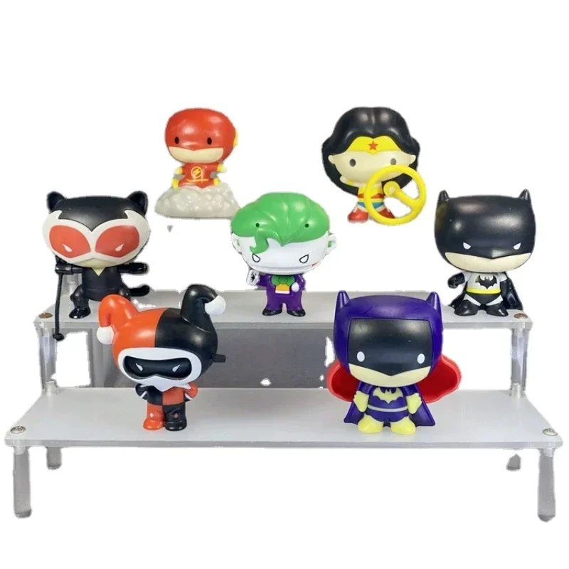 DC Joker Batman Catwoman Aquaman Action Figure Justice Leagues Superhero Character Mini Dolls Ornaments Collectible Model Toys