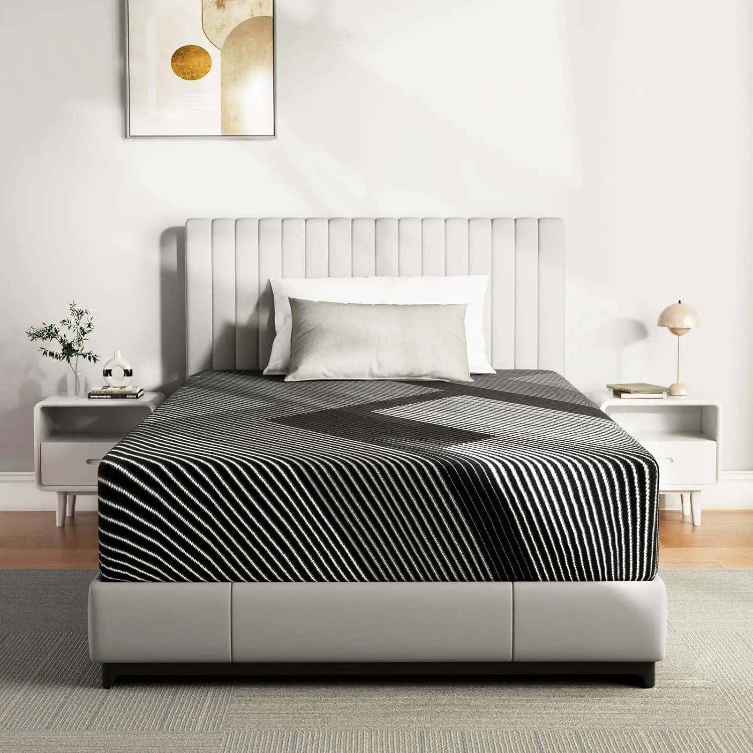 

Матрас Twin XL, 8 дюймов, с гелевым охлаждающим эффектом, из пены с эффектом памяти, в коробке, средней жесткости, для снятия давления и поддержки