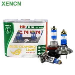XENCN Glod Diamond Light H1 H3 H8 H10 H16 HB4 9006 880 881 Car Halogen Headlight 12V 4300K Bright White Auto Lamps 2x