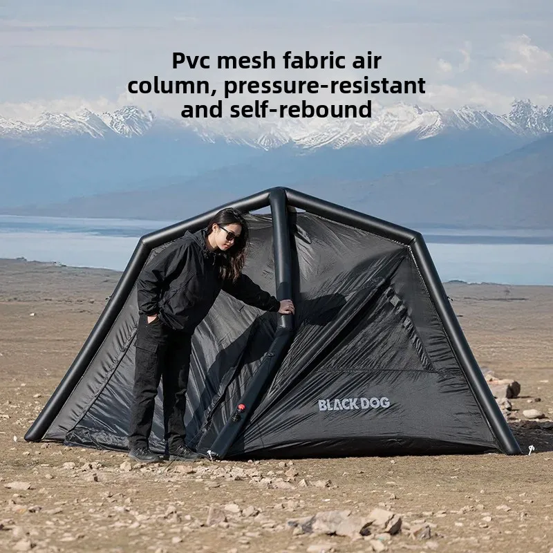 Outdoor Lodging AIR Inflatable Cabin Tent,Portable Folding Camping Shelter,Large Space Air‑Inflated Tent,Overnight Camping Gear view 3