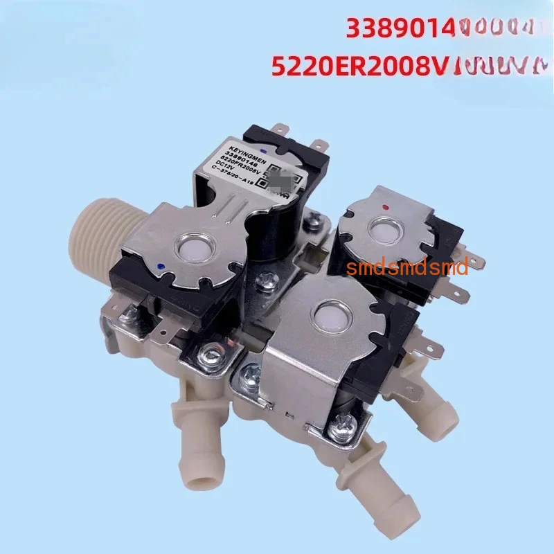 Water inlet 4- solenoid valve 5220FR2008V DC12V for LG Drum Washer DD