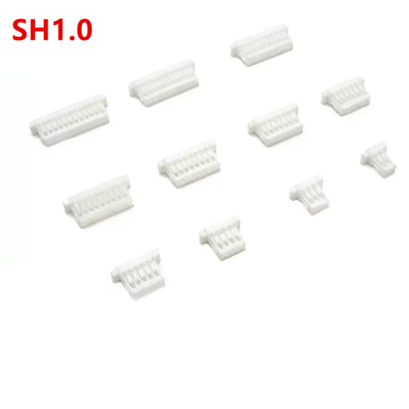 50pcs 1.0mm 1.25mm 1.5mm 2.0mm 2.54mm SH JST PH XH Housing Shell Connector 2/3/4/5/6/7/8/9/10P 1.0 1.25 2.0 2.54 Plastic Plugs