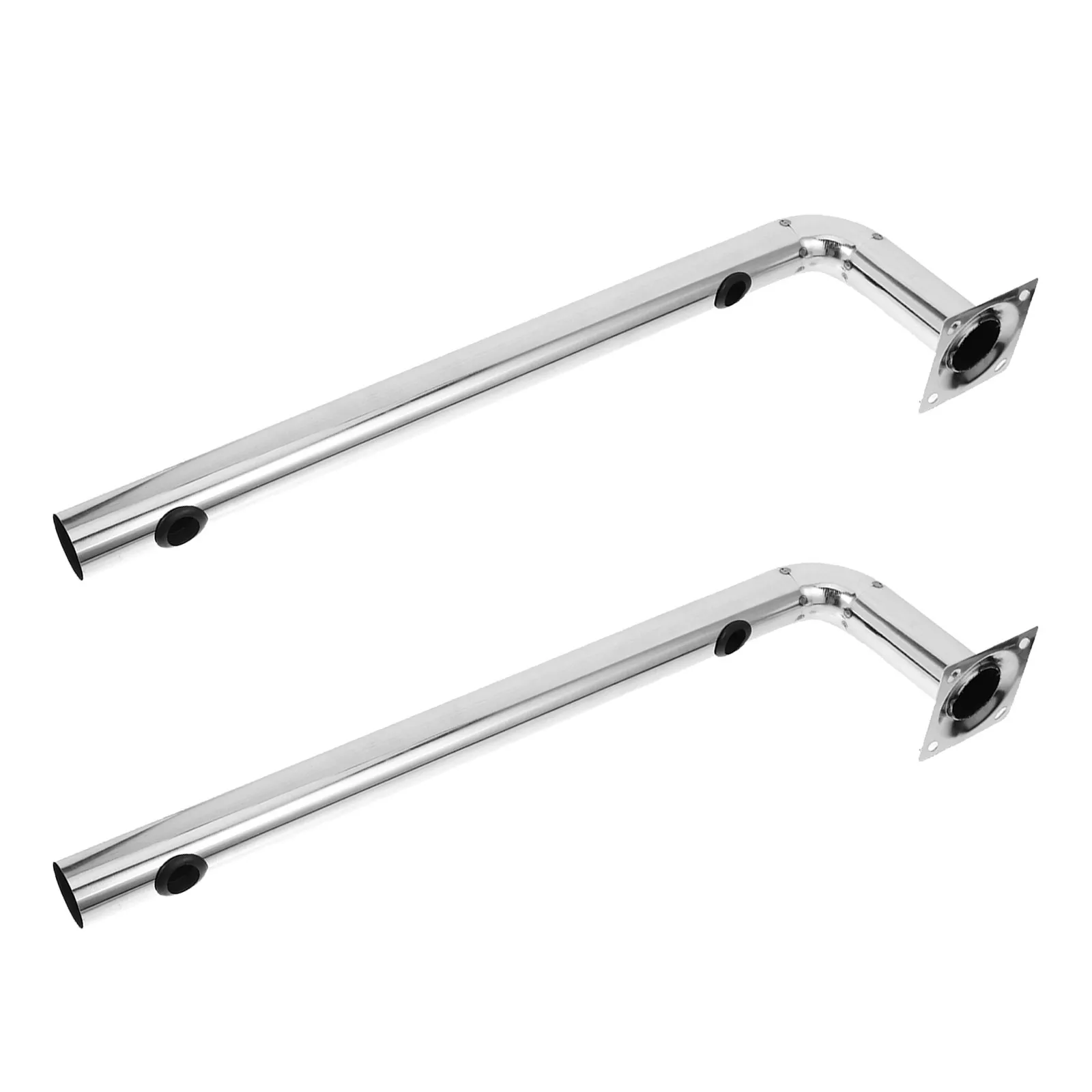 2Pcs Stainless Steel Antenna Mount Pole Bracket L-Shaped Outdoor Wireless Bridge Wall Mount Stable Signal Transmission Camera