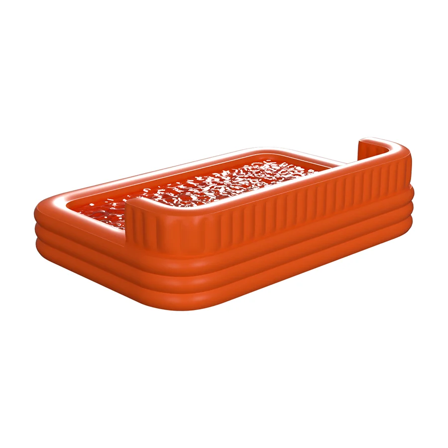 Children's Garden and Backyard Large Pool Lounge Accessories Custom Rectangular Inflatable PVC Pool Sofa