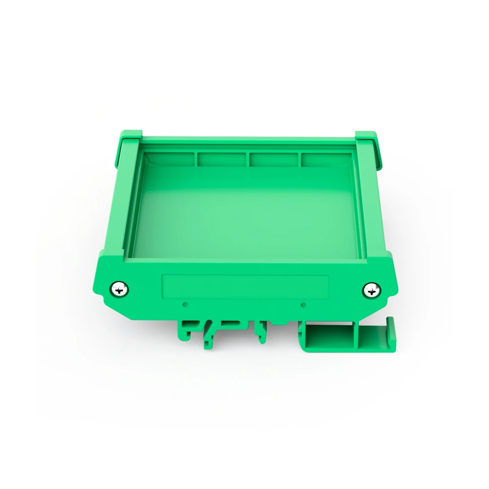Professionally‑customized 72mm width DIN35 rail‑mounted relay housing, PLC base, PCB plastic module bracket and support frame