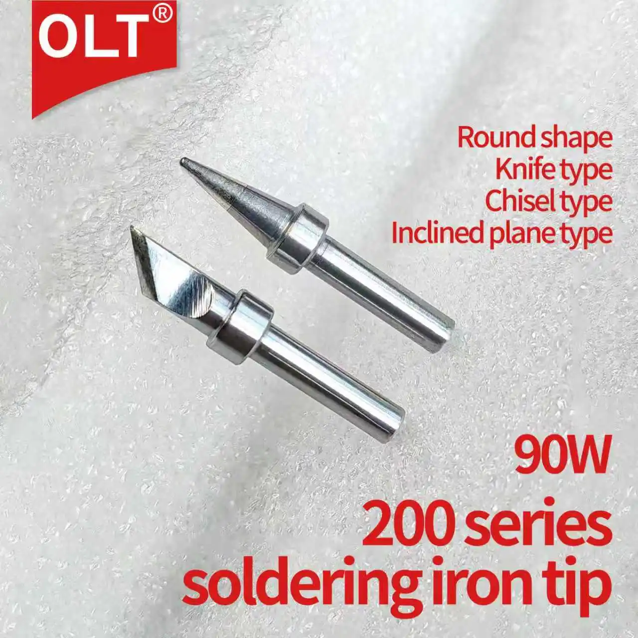 

200 Series Soldering Tip 200-0.8D 1.2D 2.4D 3.2D H SI K B I SI Compatible with 203H 2000A Welding Station Iron Tool Accessories