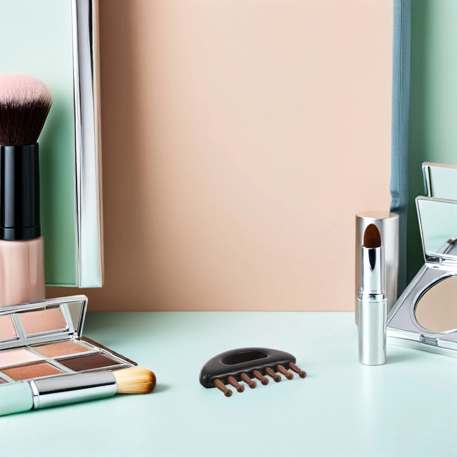 

Массажер для кожи головы из сандалового дерева, деревянная массажная расческа с широкими зубьями, натуральный антистатический массажер для волос, многофункциональный подарок