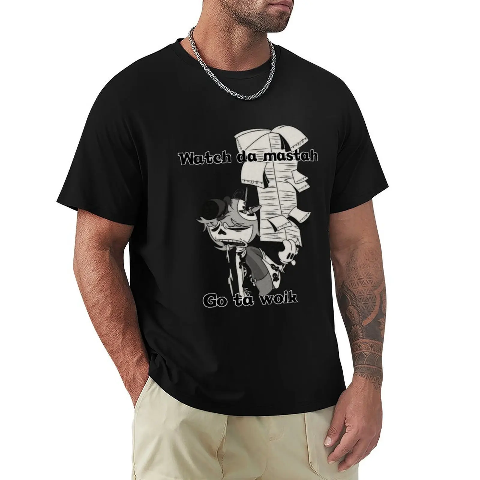 Mr.Skull Zombie watch da mastah T-Shirt Moisture Wicking Athletic T-Shirt