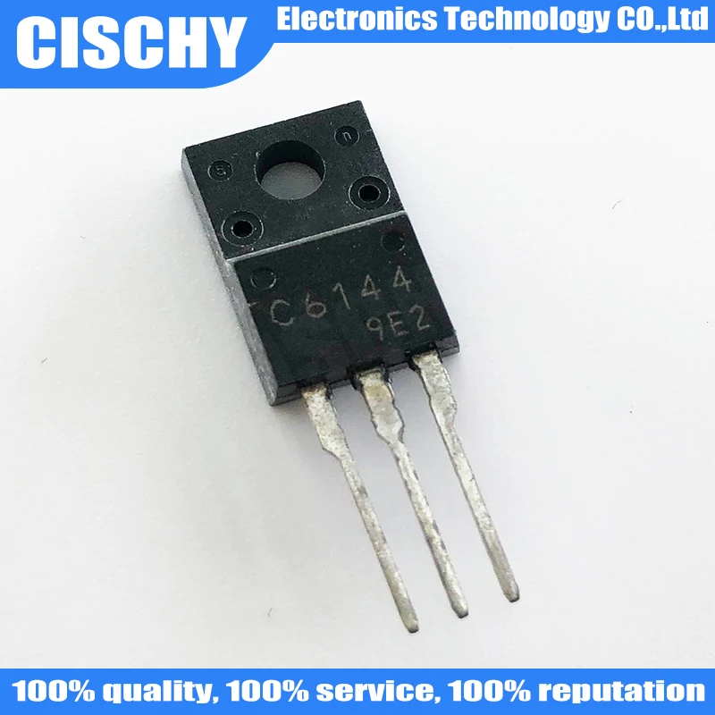 10pcs/lot=5pair (5pcs A2222 + 5pcs C6144)  2SA2222 2SC6144 TO-220F In Stock