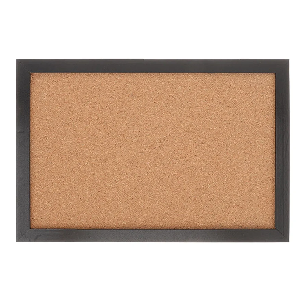 Framed Wood Bulletin Board Hanging Photo Wall Display Decorative Message Board for Office Home Memory Pictures