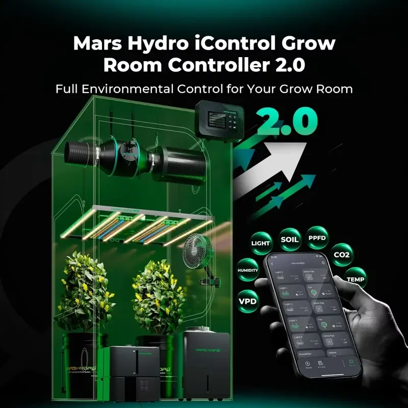 480W 4x4ft 120x120cm FC4800 Full Spectrum Grow Lights Changeable Led Tent Kit IControl 4x4 Grow Tent Complete Kit