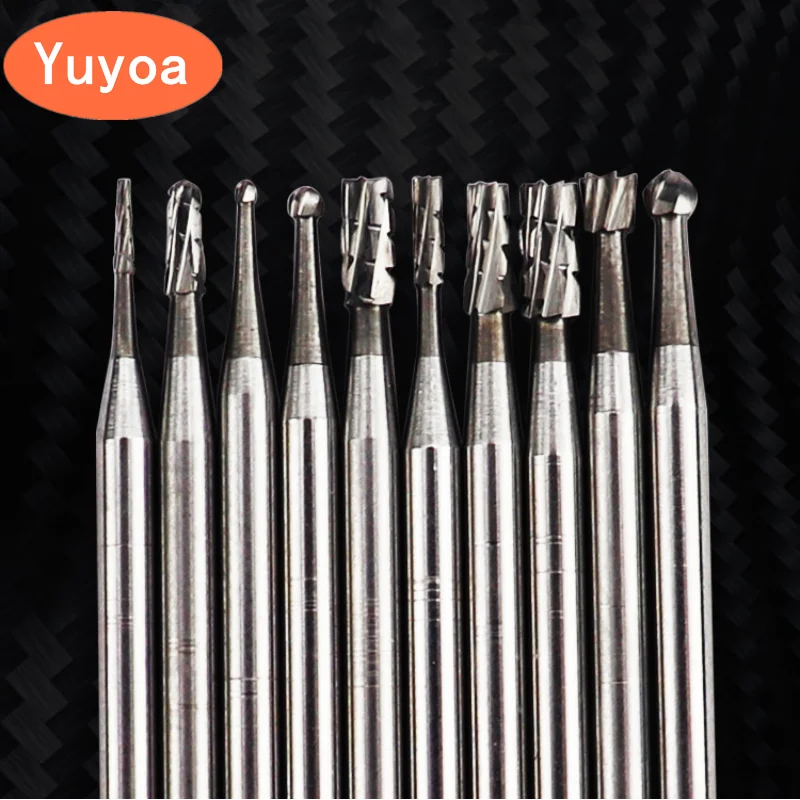 

12pcs Dental Tungsten Steel Burs for Low Speed Handpiece Ball Round Dentistry Polishing Teeth Whitening Dentist Clinic Tool