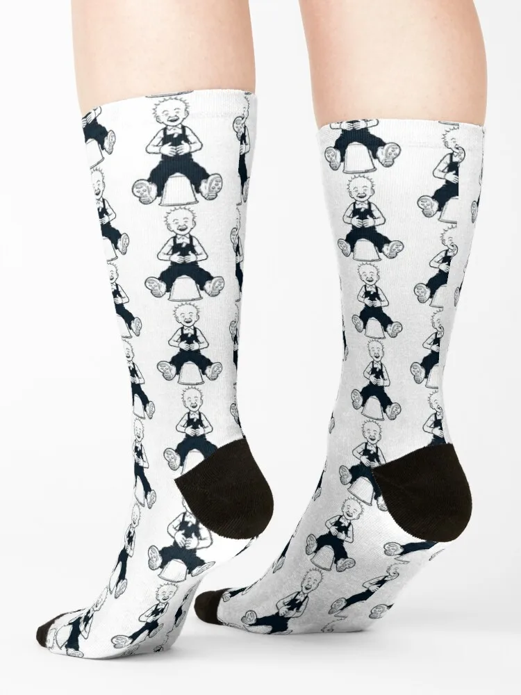 Oor Wullie, Scottish, Sunday Post Socks Christmas funny sock gift men cotton high quality Mens Socks Women's