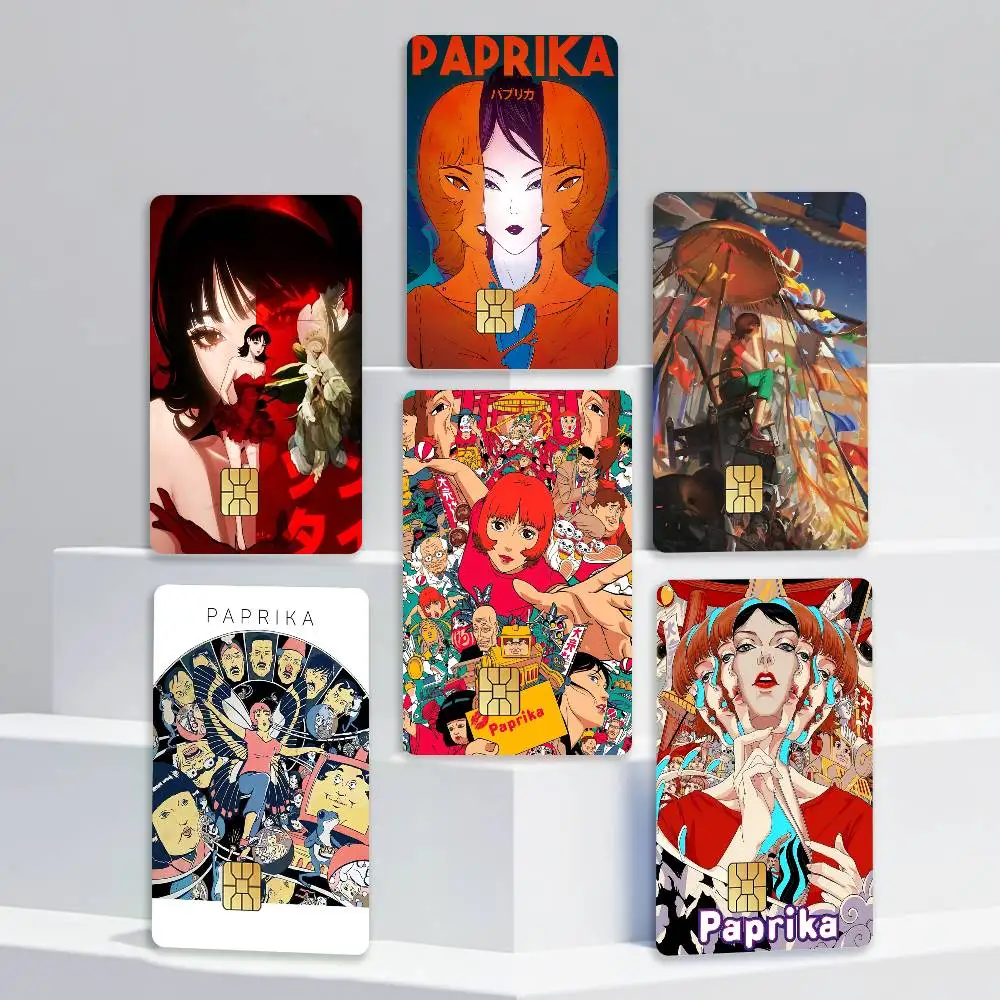 Dream-Jumper P-Paprika Anime Card Stickers for Bank Access Protective Waterproof Film Cover Sticker Gift