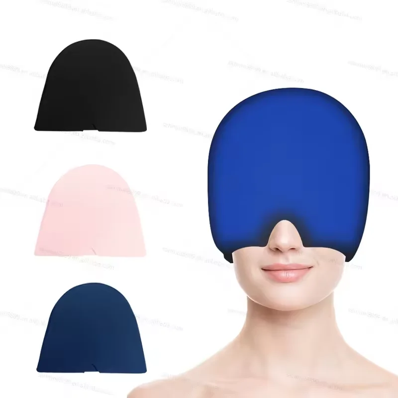 High Quality Full Coverage Stretch Hot Cold Gel Pack Hat Beauty Personal Care for Migraine Headache Sleep Relief