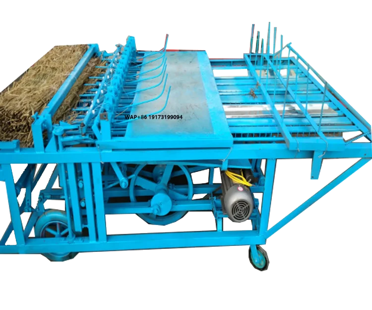 

High Efficiency Straw Sewing Knitting Machine Bamboo Mat Sewing Equipment