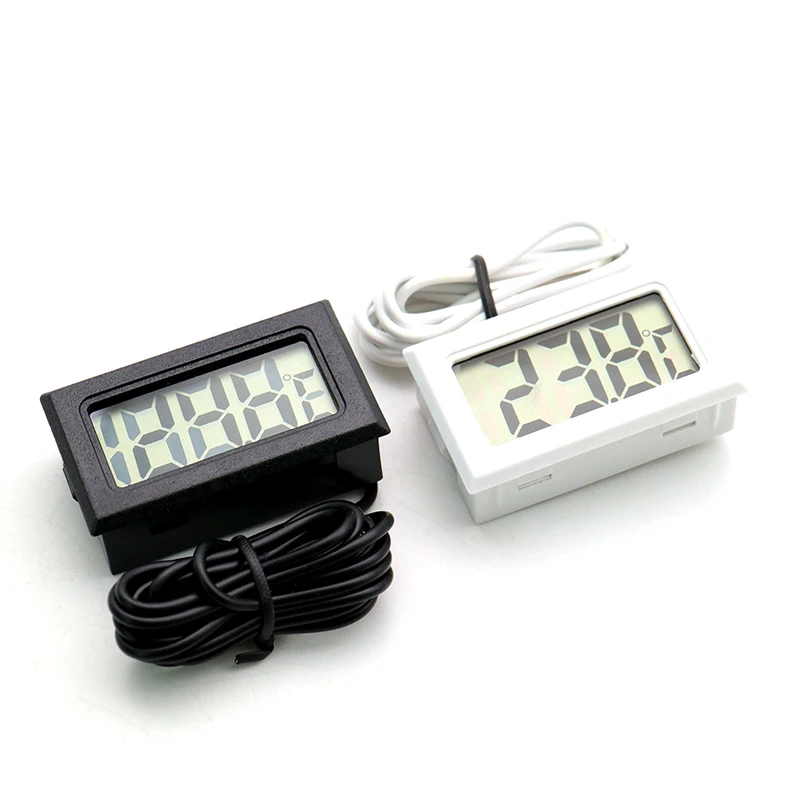 With probe Digital display thermometer/electronic thermometer/sensor/bathtub/refrigerator thermometer refresh in 2 seconds