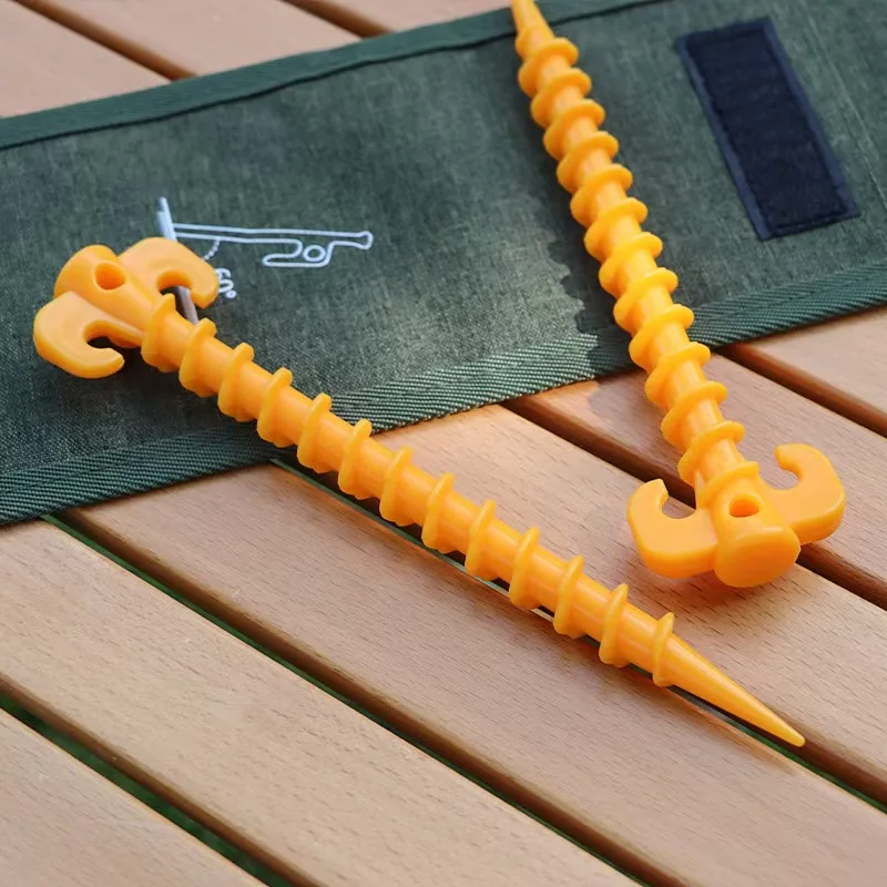 Caracoles de tierra para tienda de campaña al aire libre