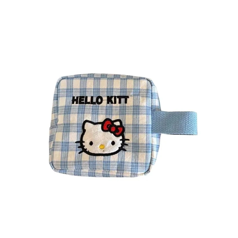 2026 New Sanrio Kawaii HelloKitty High Beauty Portable Makeup and Wash Bag Japanese Cartoon Travel Storage Bag view 5
