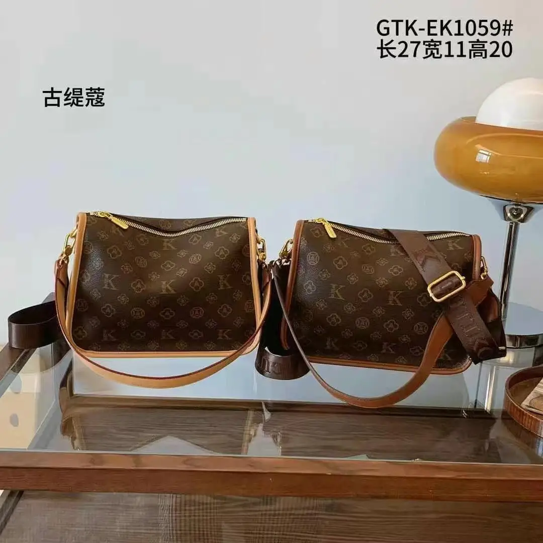 حقيبة وسادة رائجة لعام 2025 للنساء، حقيبة كتف ناعمة مطبوعة، حقيبة كروس وحقيبة يد متعددة الاستخدامات #1