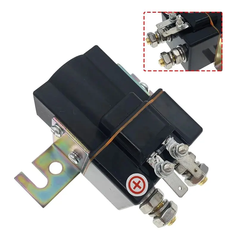 48V 4 Terminal Starter Relay Solenoid For Club Car 1995-Up DS 04-Up Precedent Golf Carts 102774701 SW80-1275P 101908701-T61C