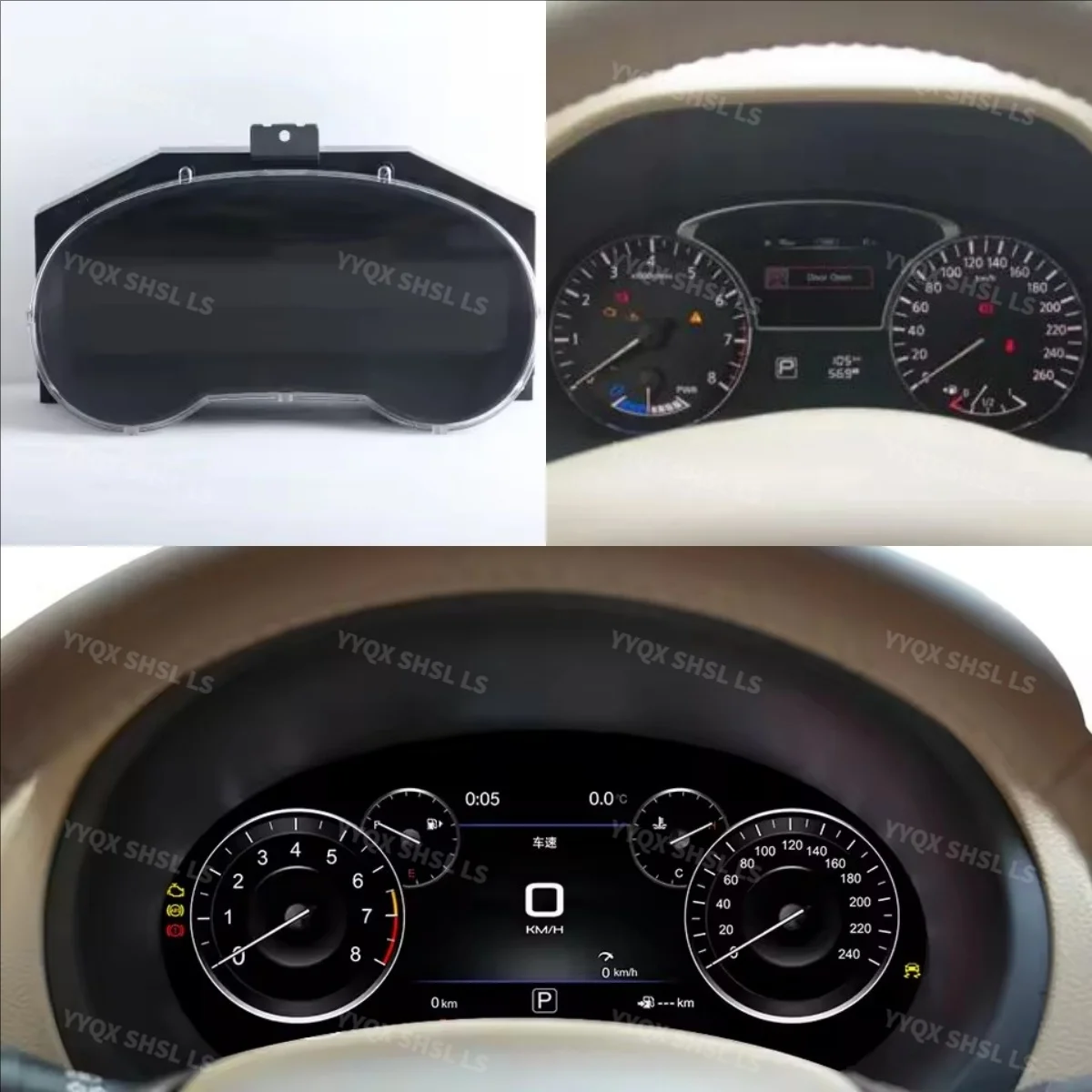 

12.3'' For Nissan Pathfinder Teana Altima 2012-2020 Digital Cluster LCD Dashboard Cockpit Virtual Instrument Speed Meterr