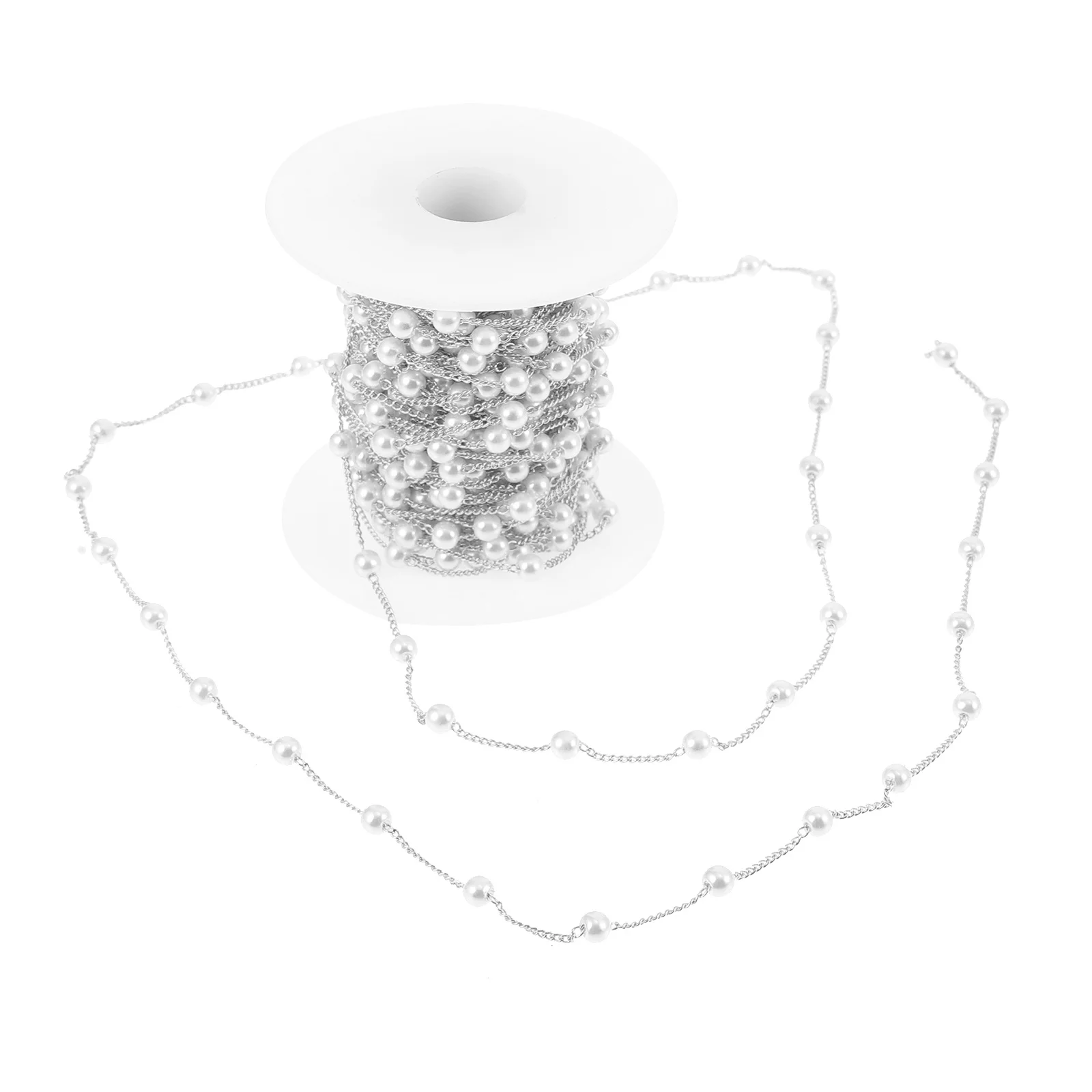 

1pcs Pearl Chain Jewelry Making Material Diy Decor For Hairpin Bracelet Necklace Wedding Decoration Handicraft Accessory Supply