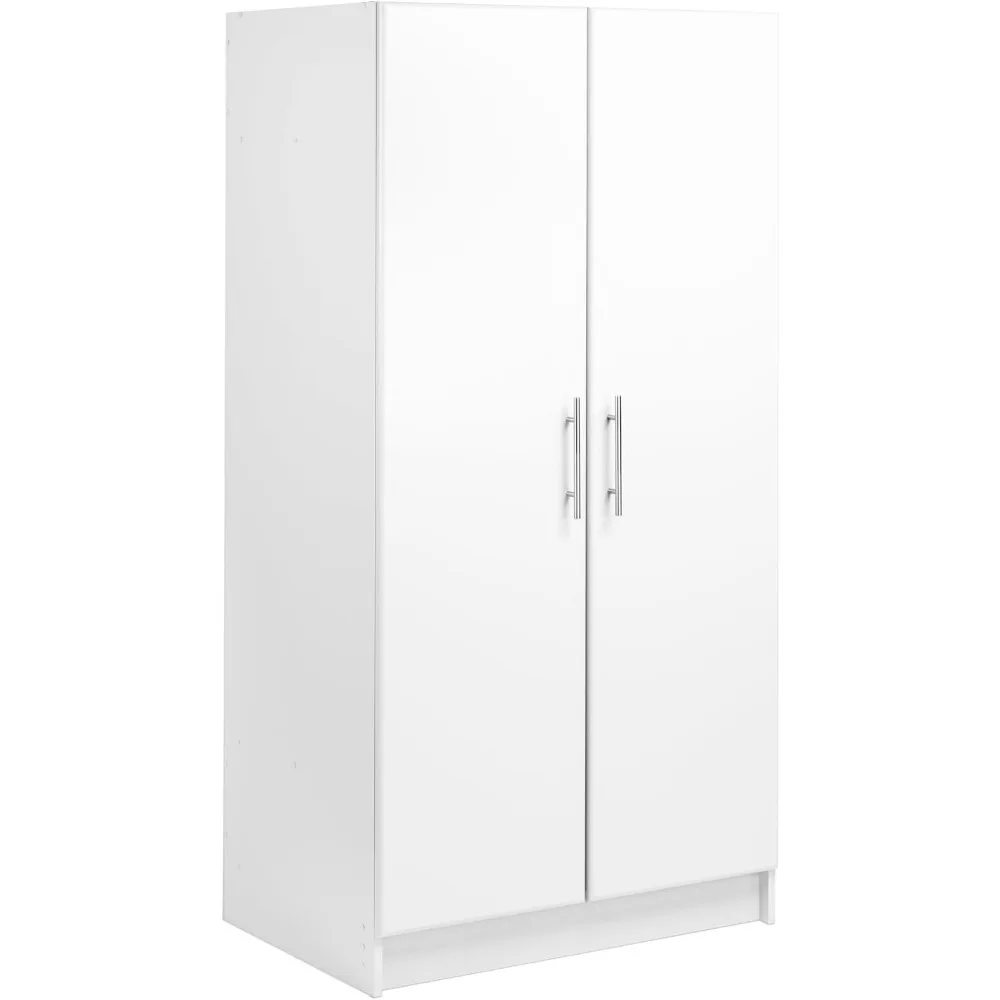 

Wardrobes, 32"W x 65"H x 24.5"D Wardrobe Closet & Cabinet- Functional Clothes Storage w/Hanging Rail, Wardrobes