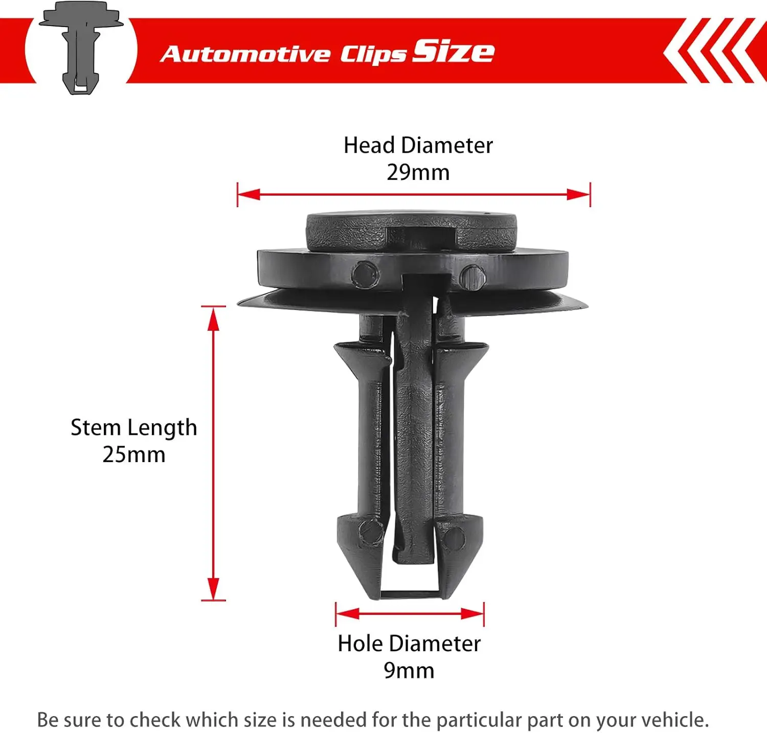 

30Pcs Front Air Deflector Retainer Clip, Front Bumper Clips Replacement for GMC Sierra, Chevrolet Silverado