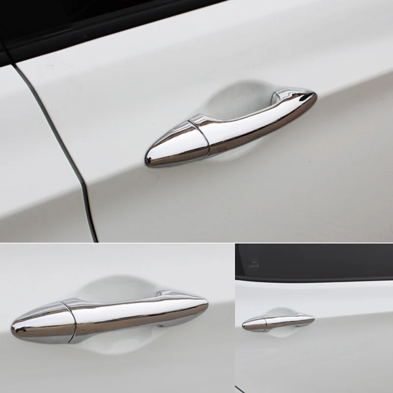 For Hyundai Solaris Verna ix25 Accent Grand Avega 2010 2011 2012 2013 2014 2015 New Chrome Car Door Handle Cover Trim Sticker