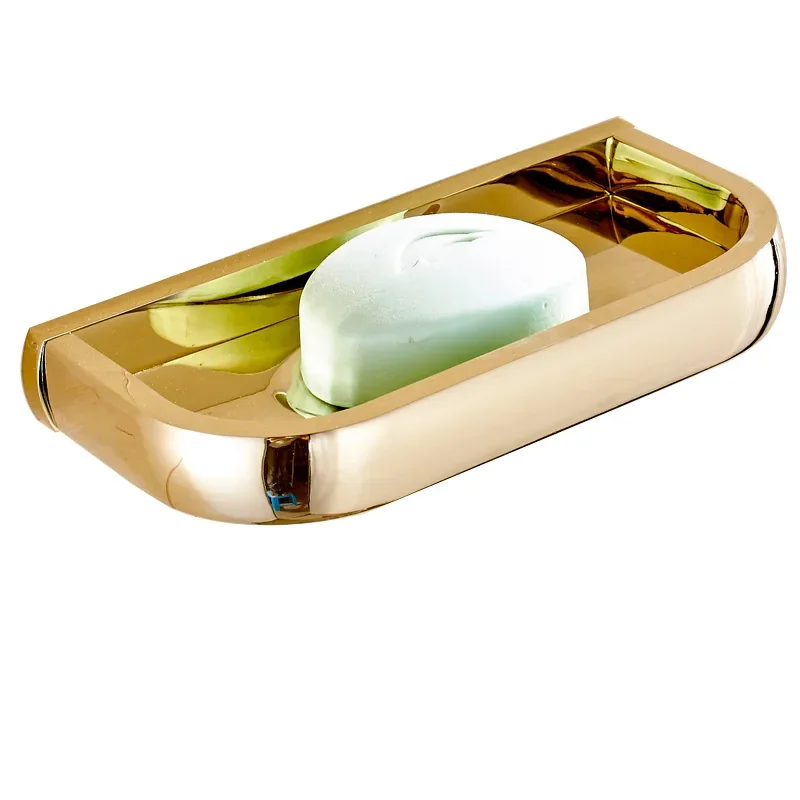 

Gold all-copper soap rack, bathroom pendant, box, European net, bathroom box, soap dish