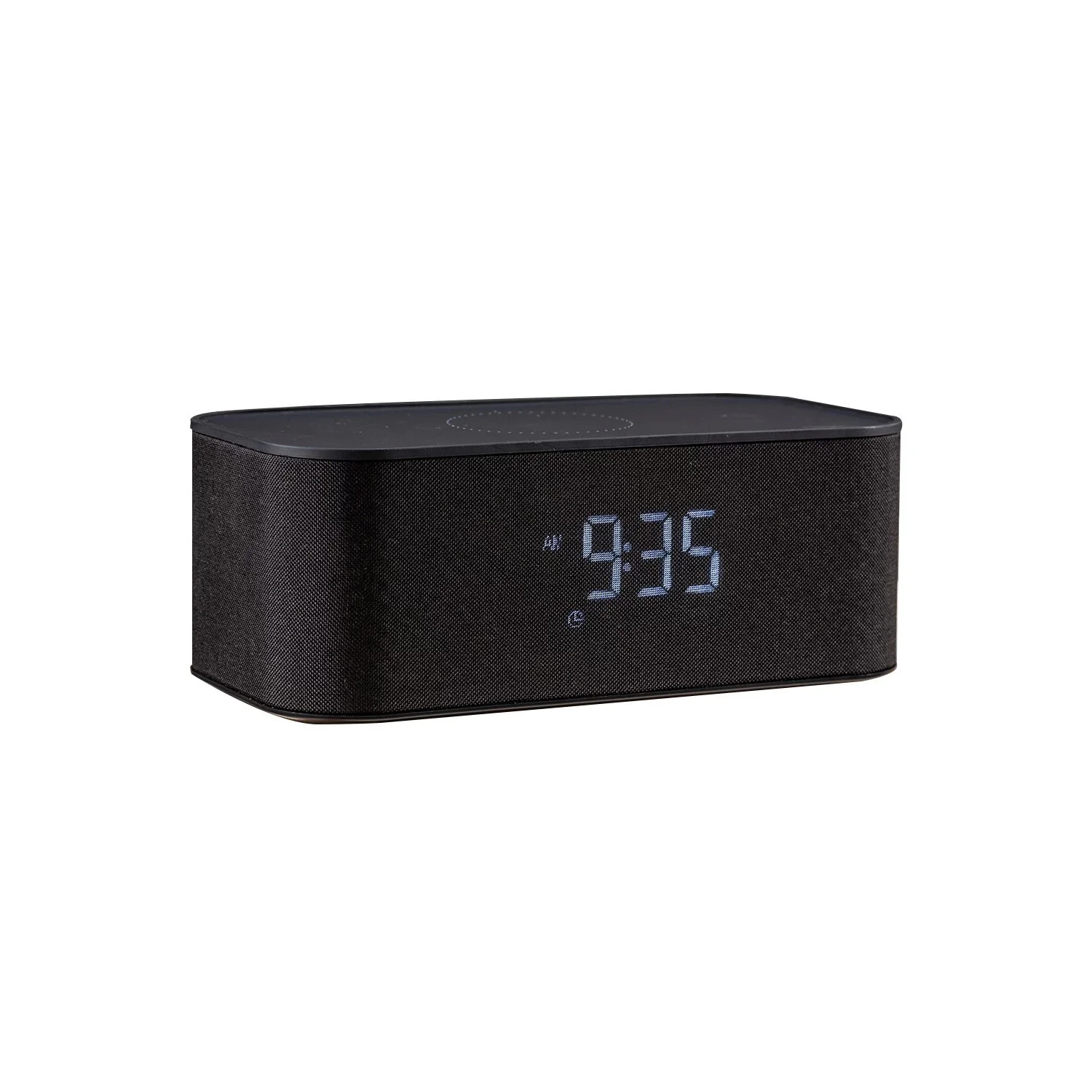 Factory Supply Audio Music TWS Mini Clock Bluetooth Speaker  with Wireless Charger   with High Sound Quality