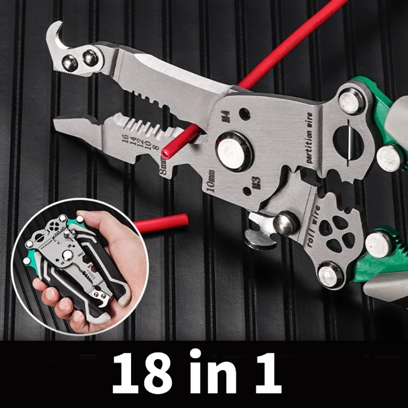to Carry Wire Stripping Pliers Tool, for Electricians, Repair Technician, Automotive Maintenance DIYer Enthusiasts