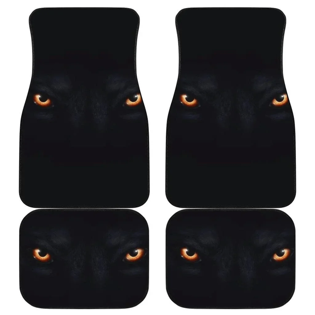 Wolf Darkness Car Floor Mats 191102 Printing Car Floor Mat Universal Fit for Cars SUV Van