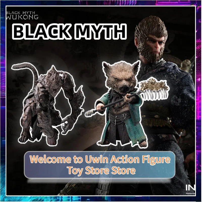 

Быстрая доставка: Коллекционная фигурка INART Black Myth Wukong Bajie Stone Ape 1/12, модель, украшение, игрушка, подарок