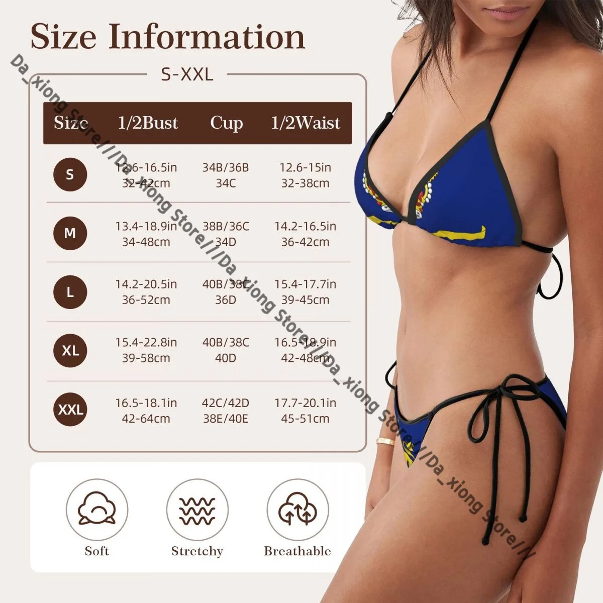 Mulher maiô de duas peças bandeira do governador geral de gana conjunto de biquíni feminino sexy biquíni baixo wasit maiô