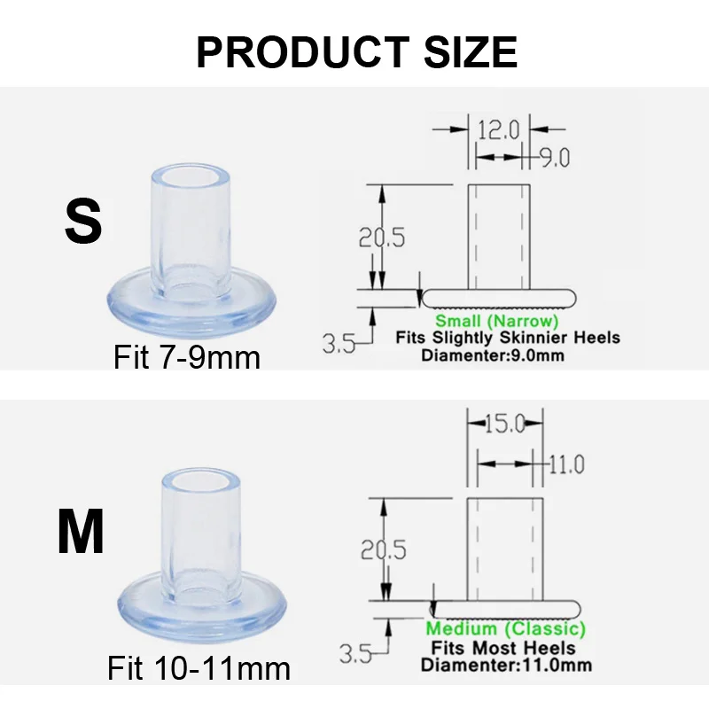 Silenciador de tacón para mujer, Protector de tacones de aguja para boda, cubiertas usables antideslizantes, tapones protectores redondos, accesorio a prueba de golpes